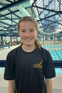 Olivia at the SW Schools Biathlon, Millfield